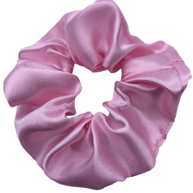 Scrunchie licht roze