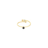 Charlery Ring met Steentje zwart
