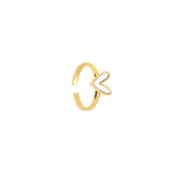 Charlery Ring met hartje wit