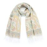 Charlery Sjaal Paisley beige