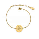 Charlery Armband Geboortebloem goud