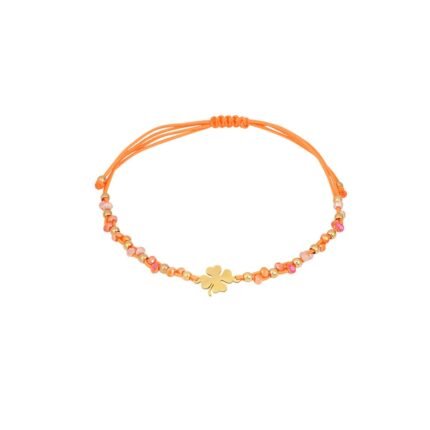 Armband Lucky Charm oranje