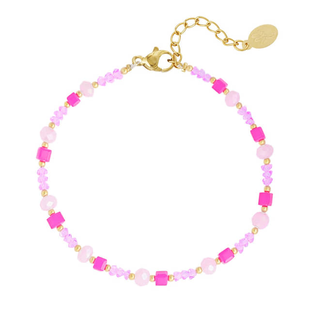 Enkelbandje Beach Vibes roze