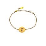 Gegraveerde Armband met Geboortebloem goud