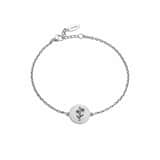 Charlery Graveerbare Armband met Geboortebloem zilver