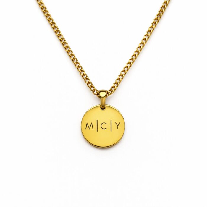 Charlery Heren Ketting met Initialen goud