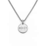 Charlery Heren Ketting met Initialen zilver