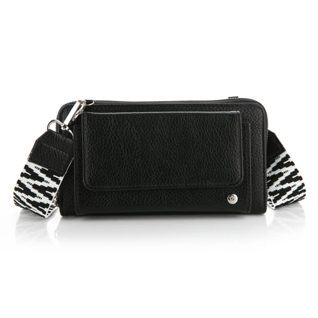 Crossbody Tasje met Luxe Band zwart
