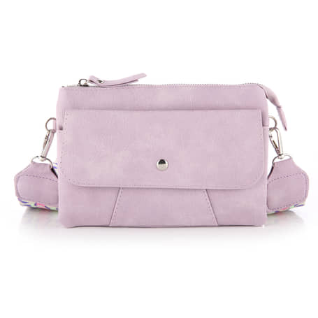 Lila Schoudertas met Luxe Panterprint Band