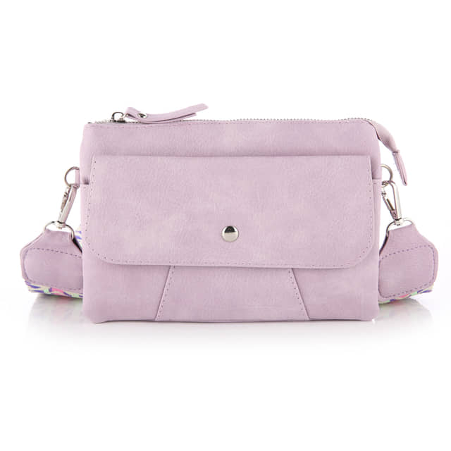 Lila Schoudertas met Luxe Panterprint Band