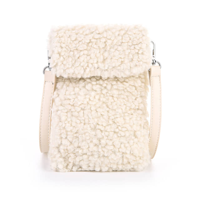 Telefoontasje Teddy wit