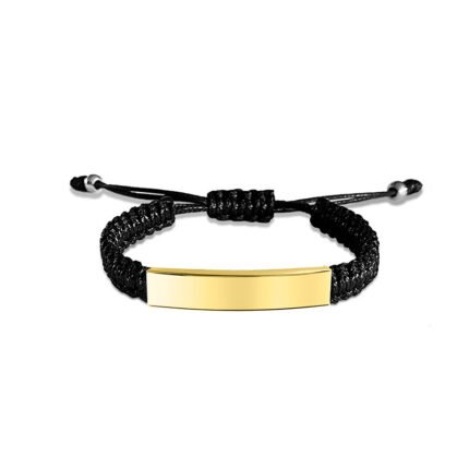 Heren Armband met Naam goud