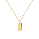 Ketting Letter A goud