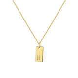 Ketting Letter B goud