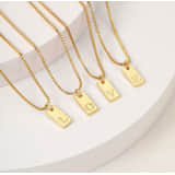 Ketting Letter goud