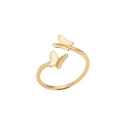 Ring met Vlinders goud