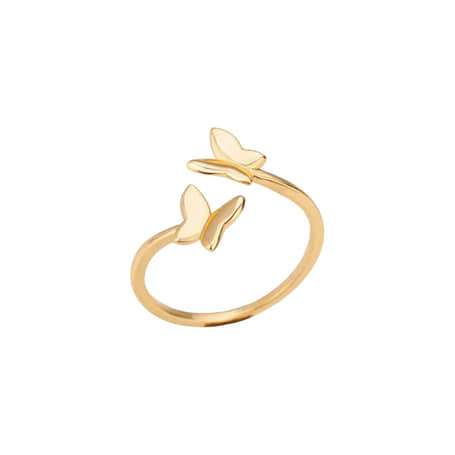 Ring met Vlinders goud