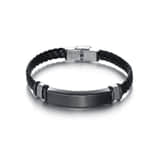 Heren Naam Armband zwart