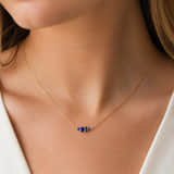 Charlery Ketting Jade Blauw