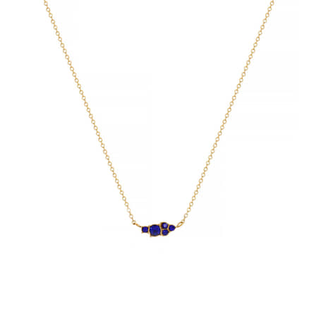 Ketting Jade blauw