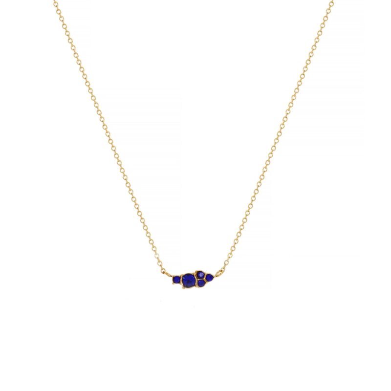 Ketting Jade blauw