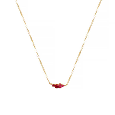 Ketting Jade rood