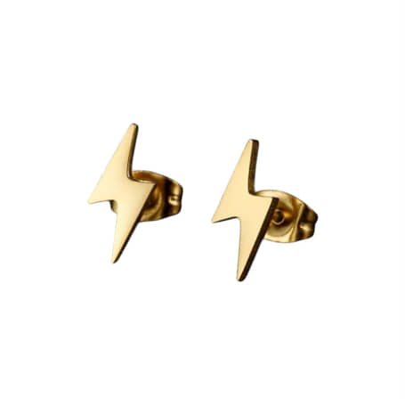 Oorbellen Studs Bliksem goud