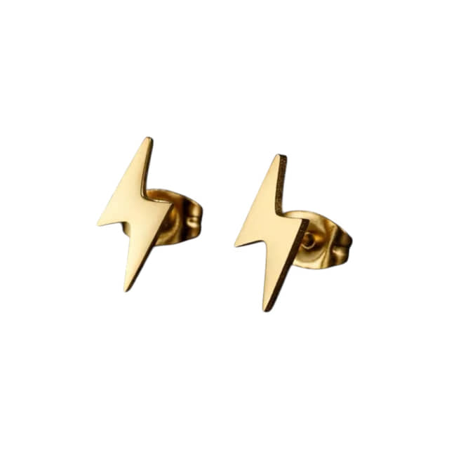 Oorbellen Studs Bliksem goud