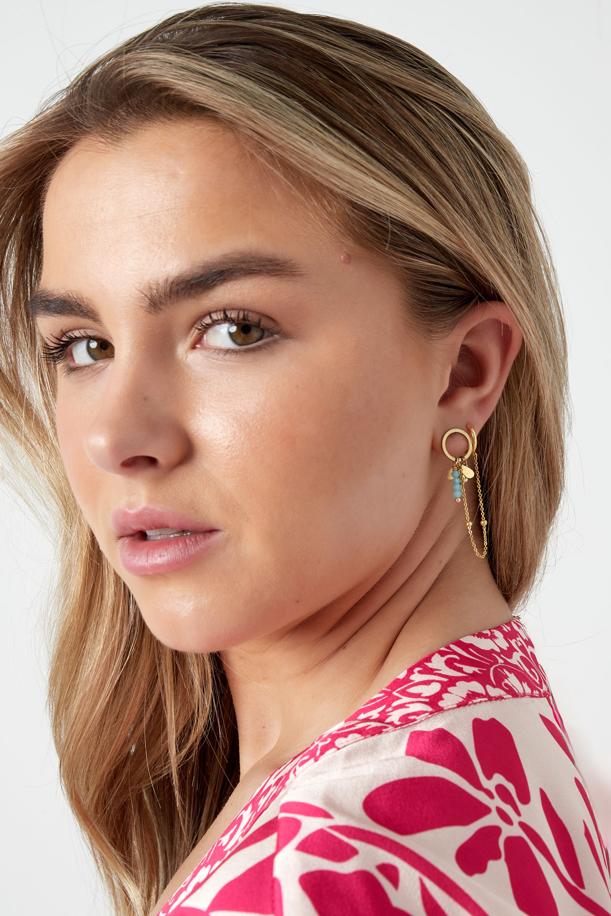 Dubbele Oorbel Sanne