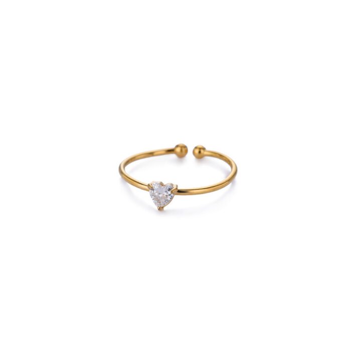 Geboorteemaand Ring Hartje April