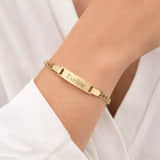 Charlery Graveerbare Dames Naam Armband Bar