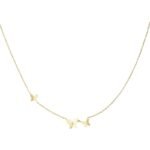 Ketting Dancing Butterflies goud
