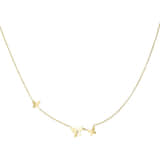 Ketting Dancing Butterflies goud
