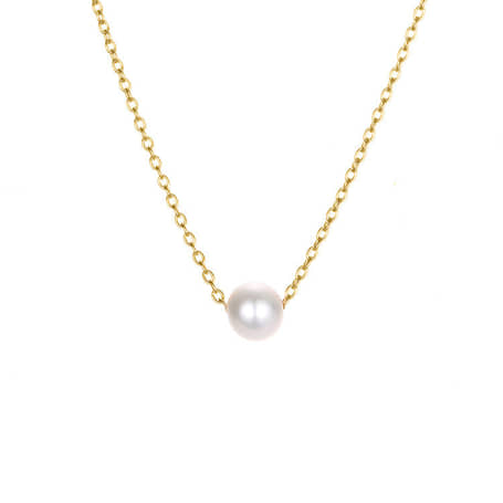 Ketting met Kleine Parel goud
