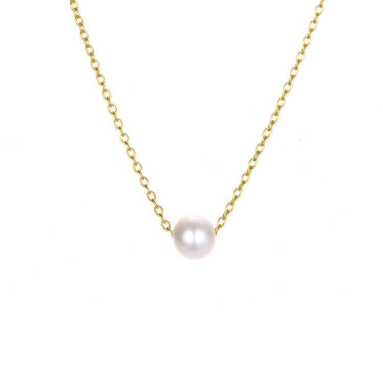 Ketting met Kleine Parel goud
