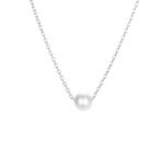 Ketting met Kleine Parel zilver