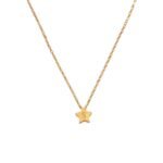Ketting ster 1 Initiaal goud