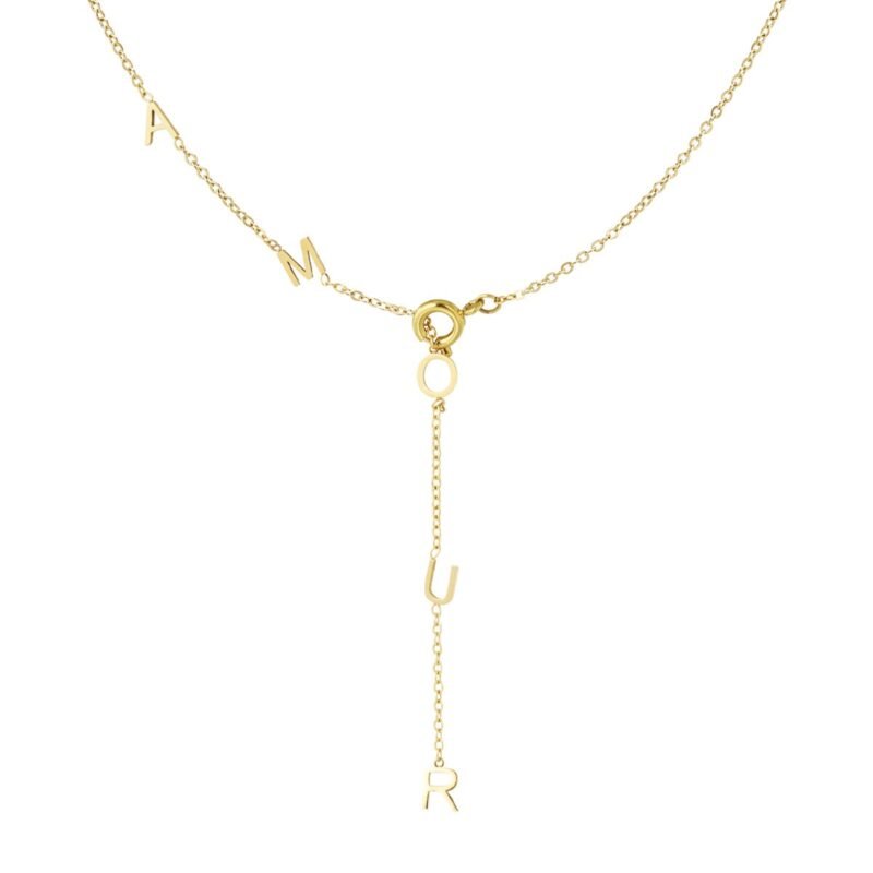 Lange Ketting Amour goud