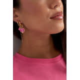 Oorbellen Tara roze