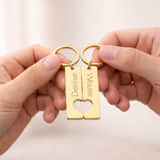 Sleutelhanger Set Naam en Hart