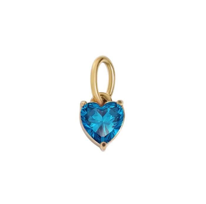 CYO Geboortemaand Hart Bedel goud december