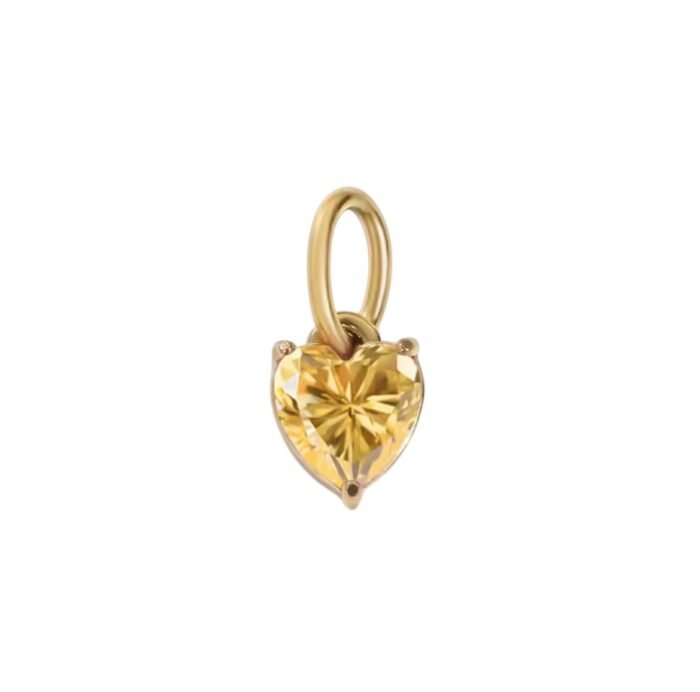 CYO Geboortemaand Hart Bedel goud november