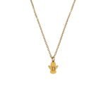 Ketting met Engel en Initiaal goud