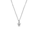 Ketting met Engel en Initiaal zilver