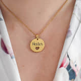 Charlery Ketting munt met Hart