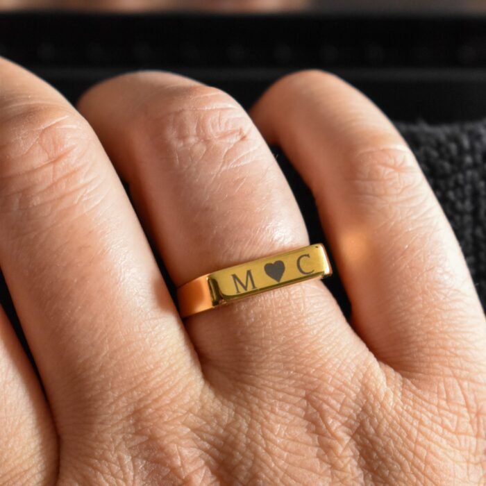 Ring met Initialen