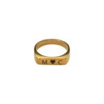 Ring met Initialen goud