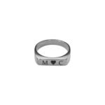 Ring met Initialen zilver