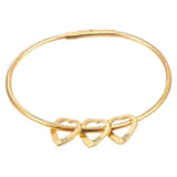 Charlery Bangle met 3 Hartjes - goud