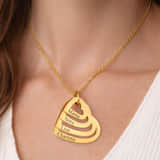 Charlery Ketting met 4 Hartjes